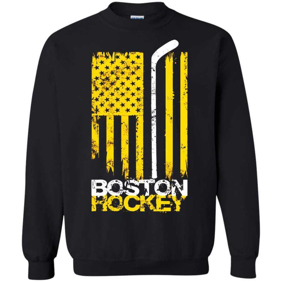 AGR States Of Boston Hockey American Flag Sweatshirt