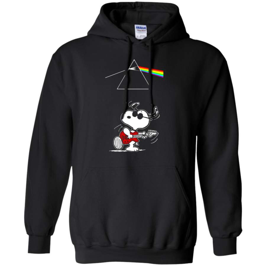 AGR Joe Cool Pink Floyd Snoopy Music Hoodie