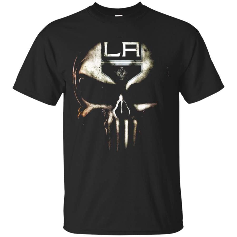 AGR Los Angeles Kings The Punisher Mashup Ice Hockey T-Shirt