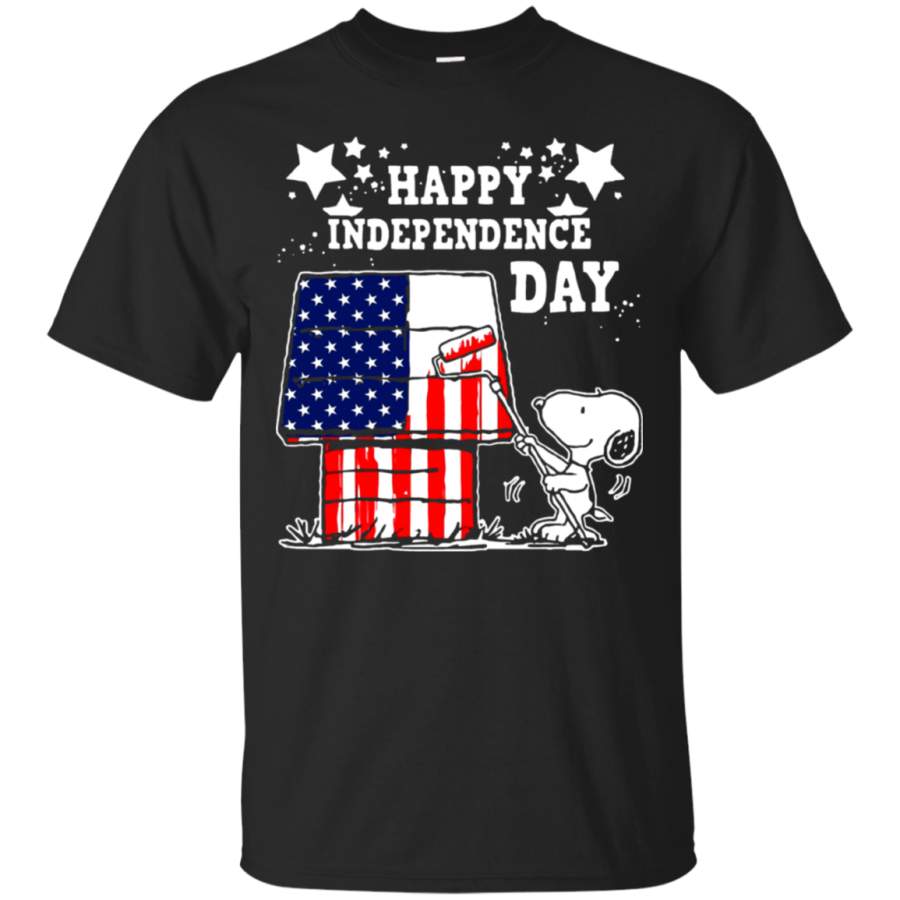 AGR Happy Independence Day 4th Of July Snoopy T-Shirt