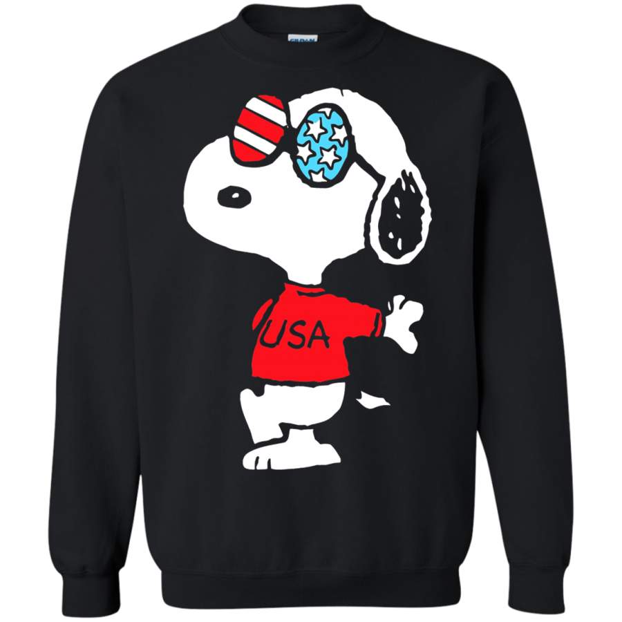 AGR Joe Cool Independence Day 4th of July USA Snoopy Sweatshirt