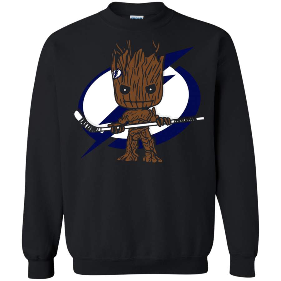 AGR Groot I Am Ice Hockey Player Team Tampa Bay Lightning Sweatshirt