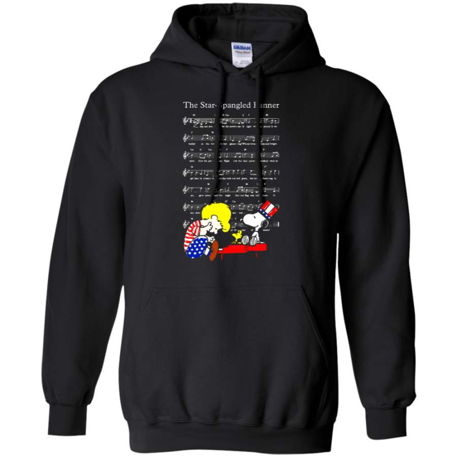 AGR The Star-Spangled Banner Snoopy Independence Day 4th Of July Hoodie