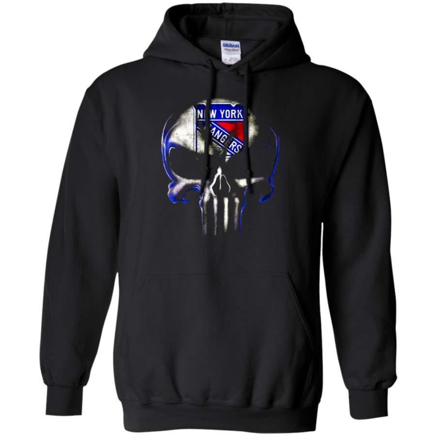 AGR New York Rangers The Punisher Mashup Ice Hockey Hoodie