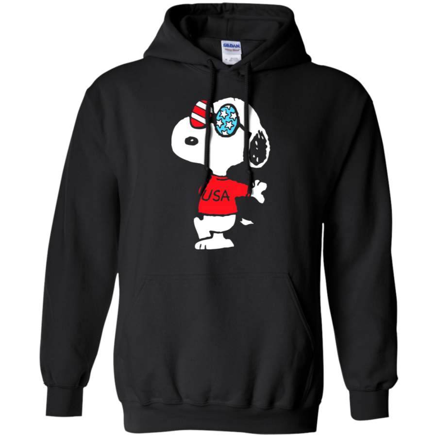 AGR Joe Cool Independence Day 4th of July USA Snoopy Hoodie