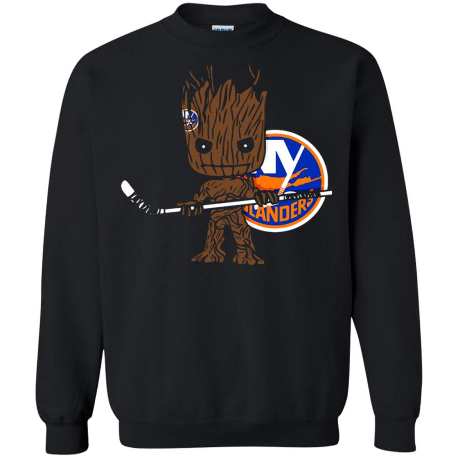 AGR Groot I Am Ice Hockey Player Team New York Islanders Sweatshirt