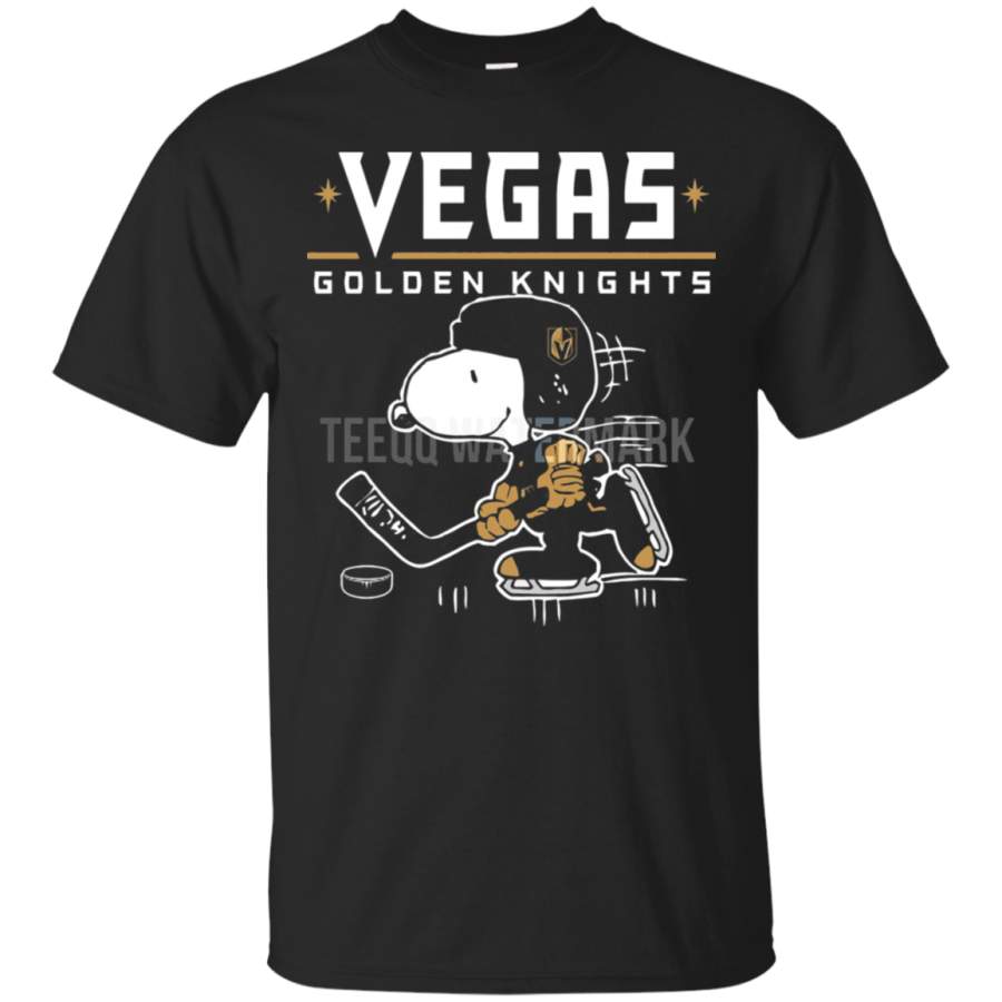 AGR Vegas Golden Knights Knight Up Snoopy Hockey T-Shirt
