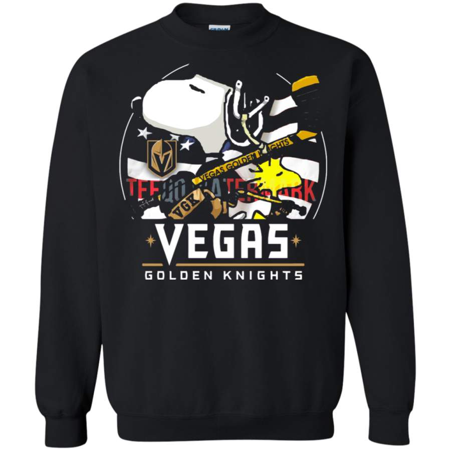 AGR Proud American Snoopy Hockey Vegas Golden Knights Sweatshirt