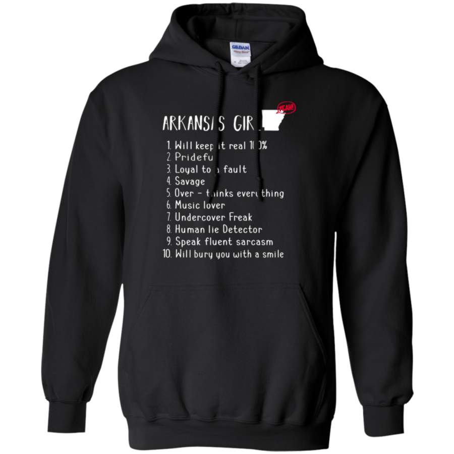 AGR Arkansas Girl Will Keep It Real What She Can Do Hoodie