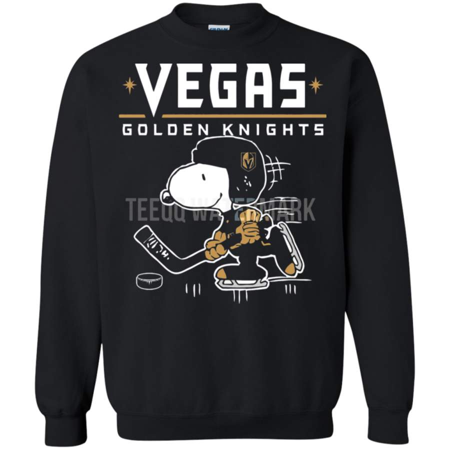 AGR Vegas Golden Knights Knight Up Snoopy Hockey Sweatshirt