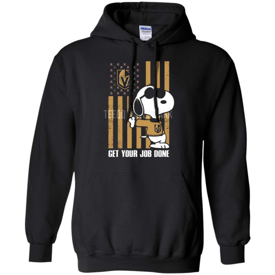 AGR Vegas Golden Knights Snoopy Joe Cool Get Your Job Done Hoodie