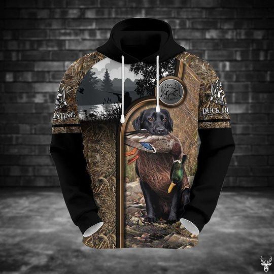 Duck Hunting Labrador Retriever 3D All Over Print | For Men & Women | Adult | Ho2491