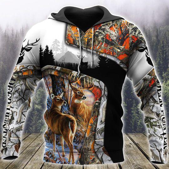 Deer Hunting Orange Camouflage 3D All Over Print | For Men & Women | Adult | Ho2508