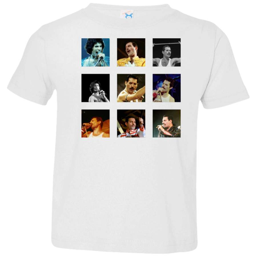 AGR Freddie Mercury Collage Toddler Jersey T-Shirt