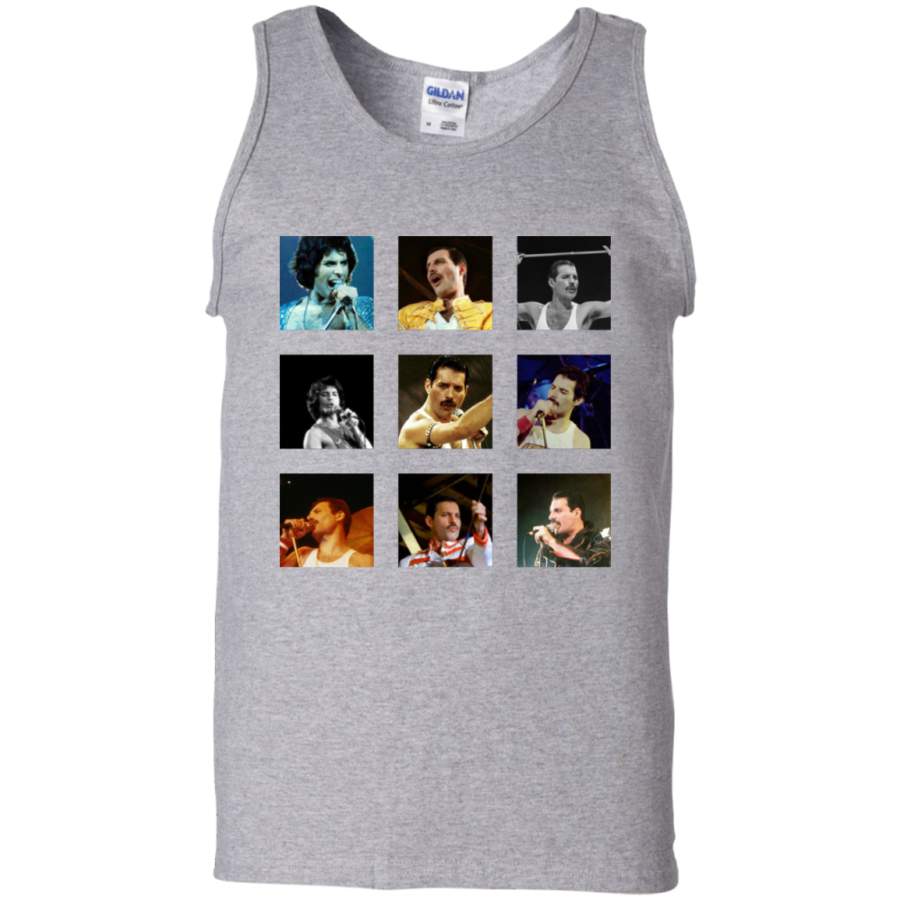 AGR Freddie Mercury Collage Mens Tank Top