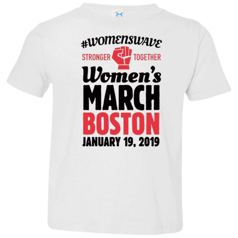 AGR Women’s March 2019 Boston 1 Toddler Jersey T-Shirt