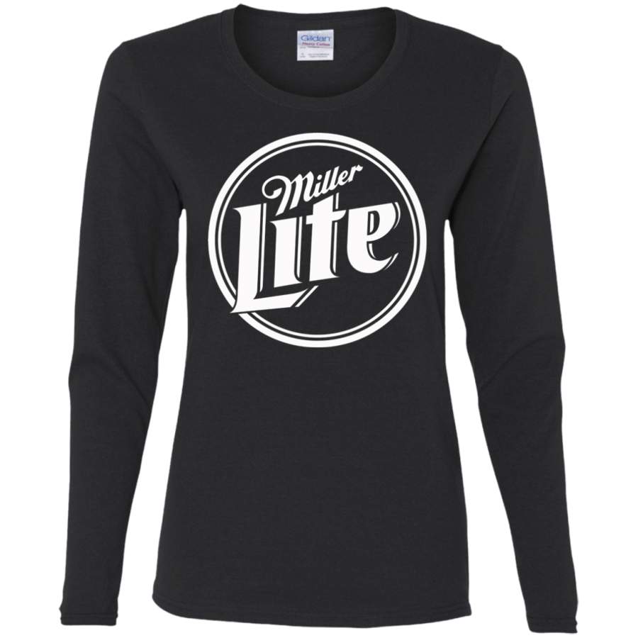 AGR Miller Lite Ladies’ Cotton LS T-Shirt