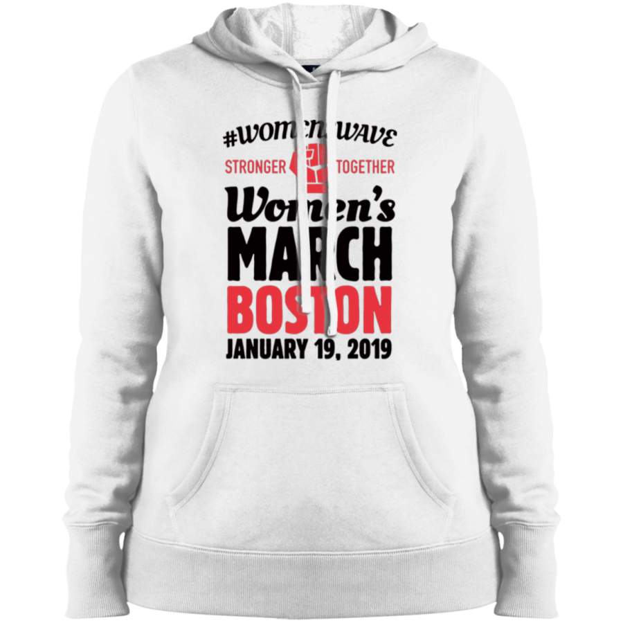 AGR Women’s March 2019 Boston 1 Ladies’ Pullover Hooded Sweatshirt