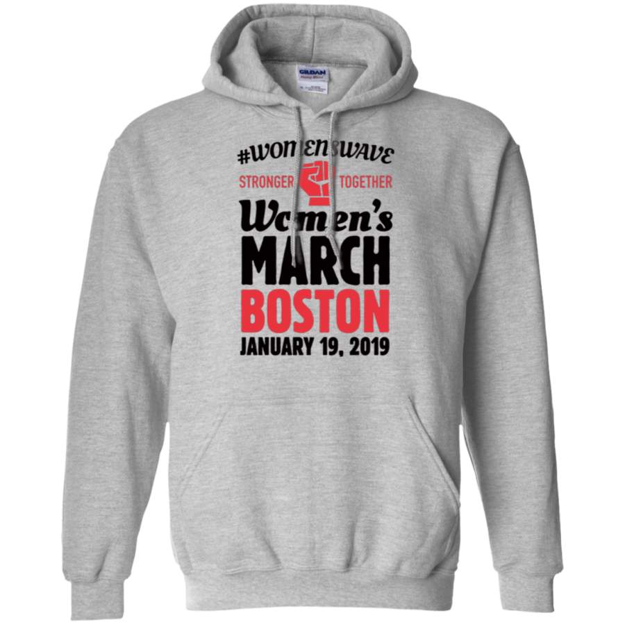 AGR Women’s March 2019 Boston 1 Gildan Pullover Hoodie