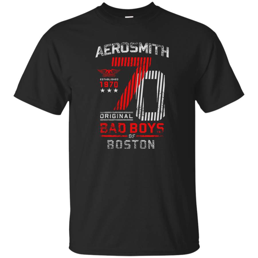 AGR Aerosmith Est 1970 Bad Boys of Boston Retro Tee Youth T-Shirt