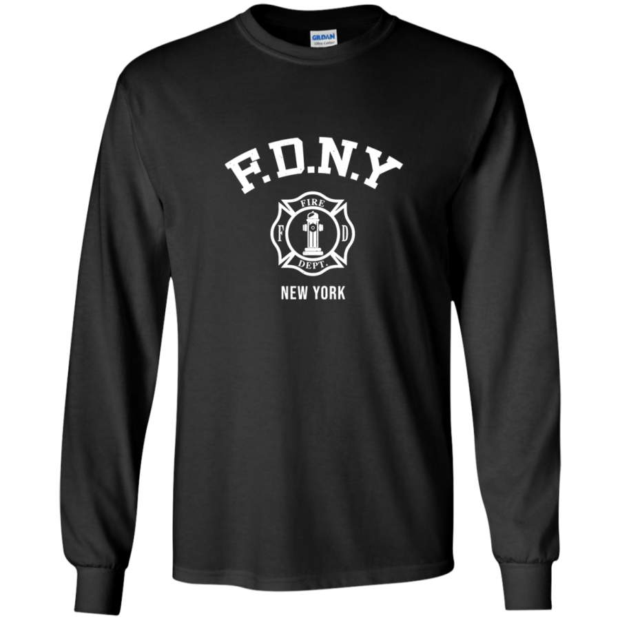 AGR FDNY Firefighter New York Fire Firefighters Long Sleeve T-Shirt