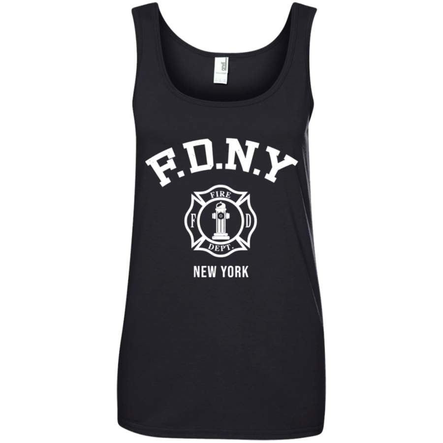 AGR FDNY Firefighter New York Fire Firefighters Ringspun Tank Top