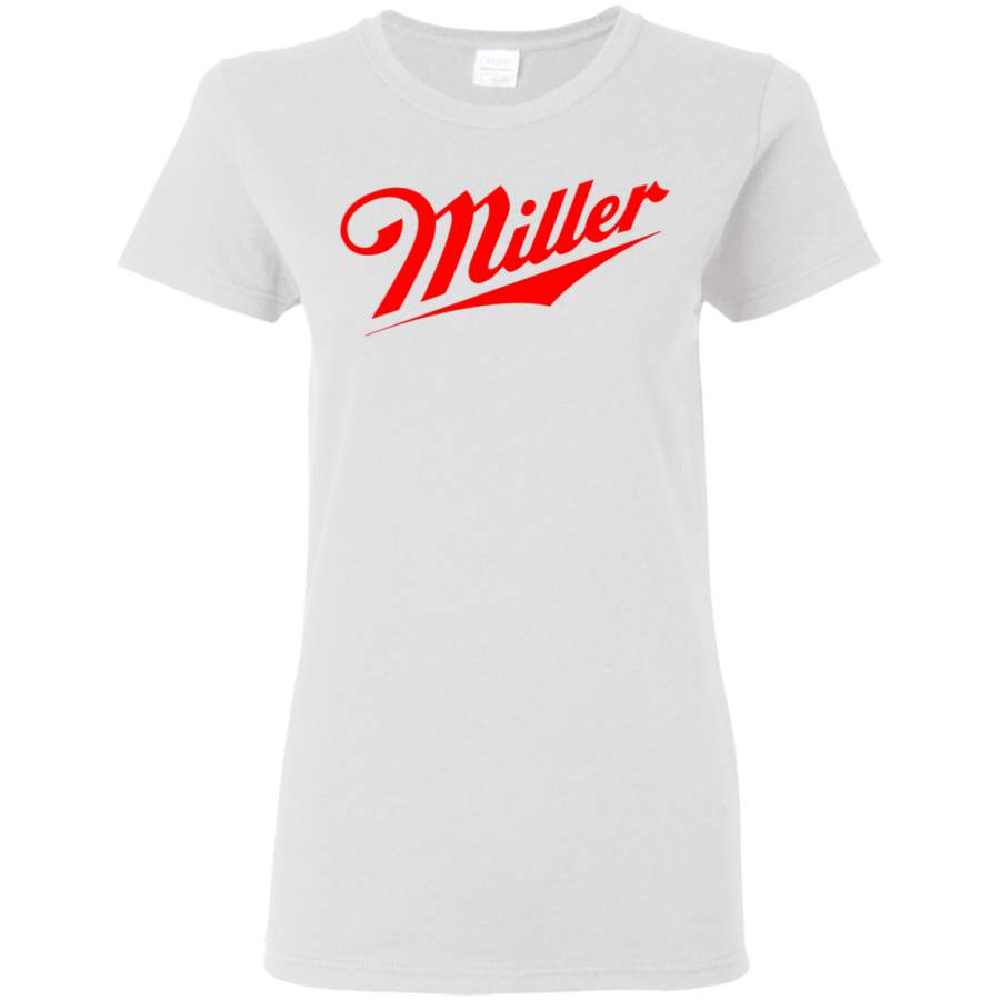 AGR Miller Beer Logo Womens T-Shirt