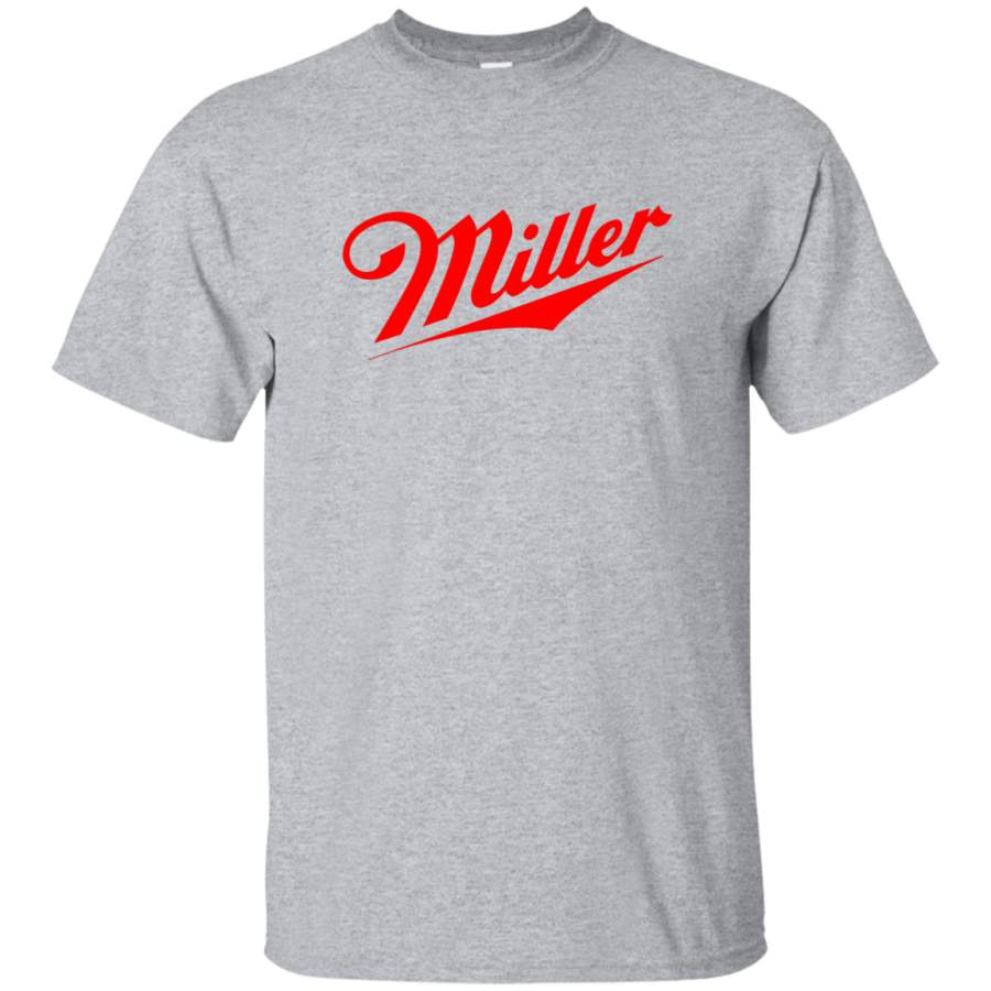 AGR Miller Beer Logo Mens Cotton T-Shirt