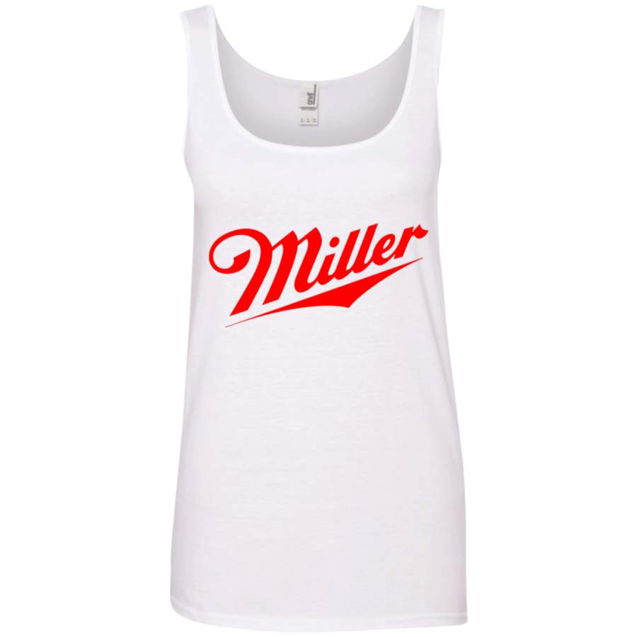 AGR Miller Beer Logo Ringspun Tank Top