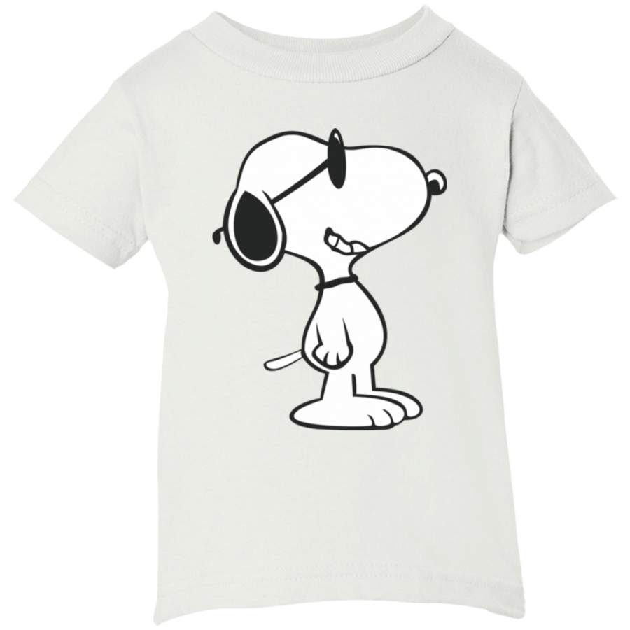 AGR Funny Snoopy Infant Short Sleeve T-Shirt