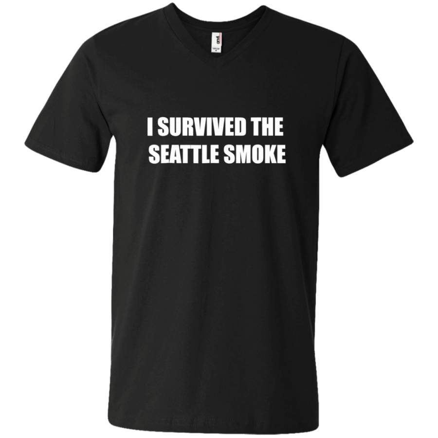 AGR I Survived the Seattle Smoke Unisex V-neck