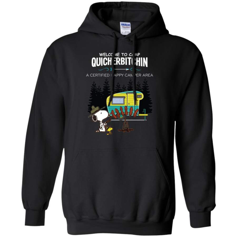 AGR Snoopy Welcome To Camp Quitcherbitchin Hoodie