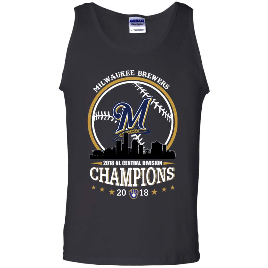 AGR Milwaukee Brewers 2018 NL central division Champions Unisex Tank Top