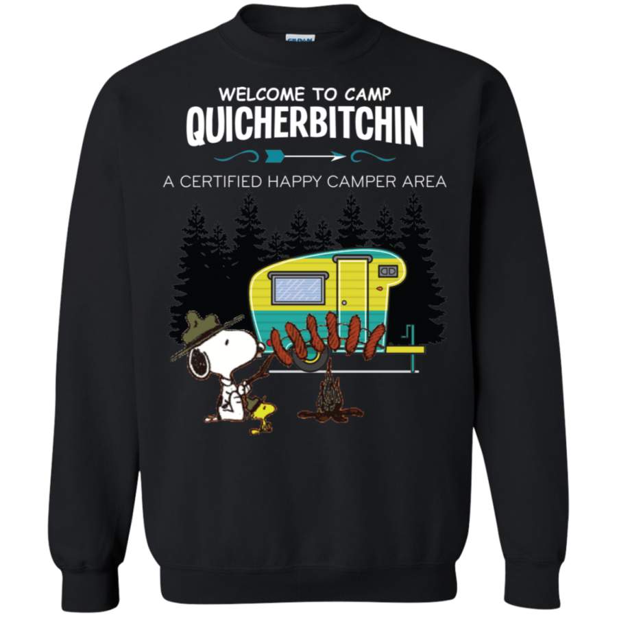 AGR Snoopy Welcome To Camp Quitcherbitchin Sweatshirt