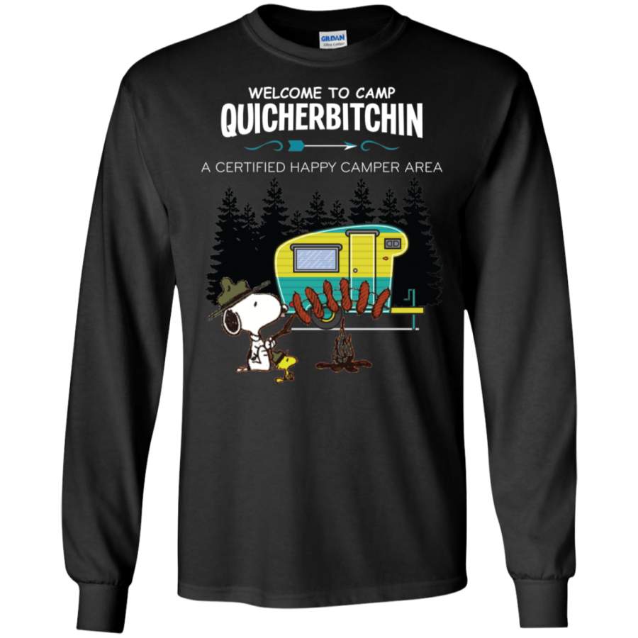 AGR Snoopy Welcome To Camp Quitcherbitchin Long T-shirt