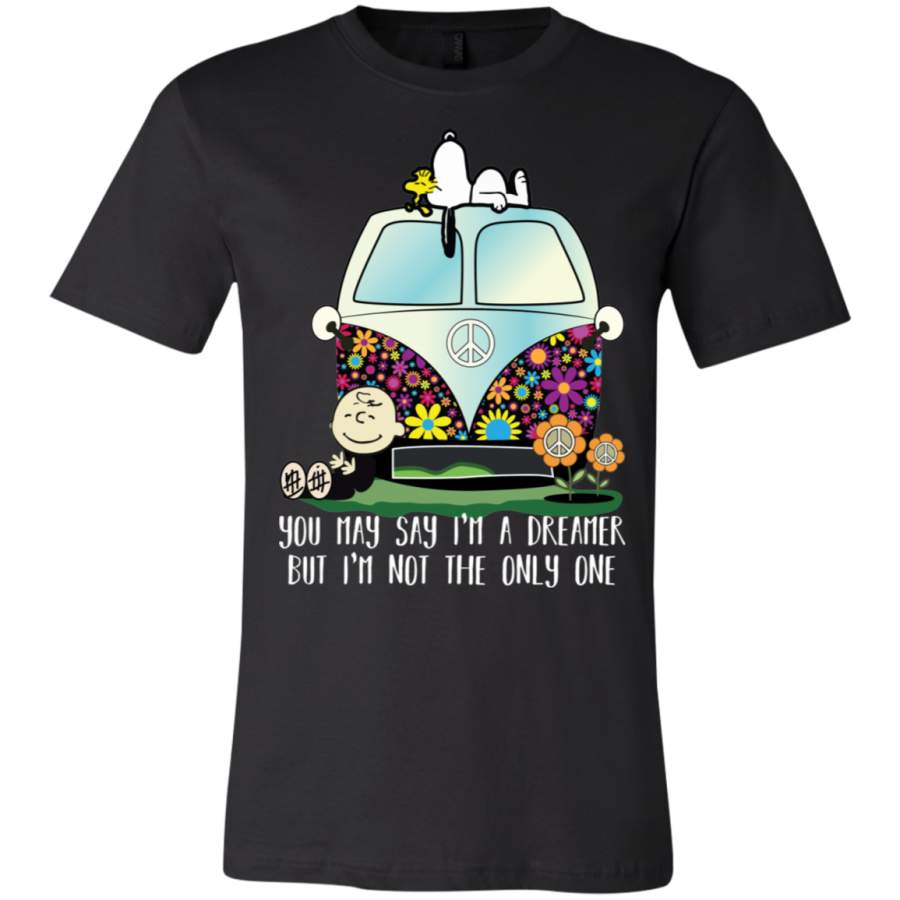 AGR Snoopy You may say I??m a Dreamer but I??m not the only one T-Shirt USA