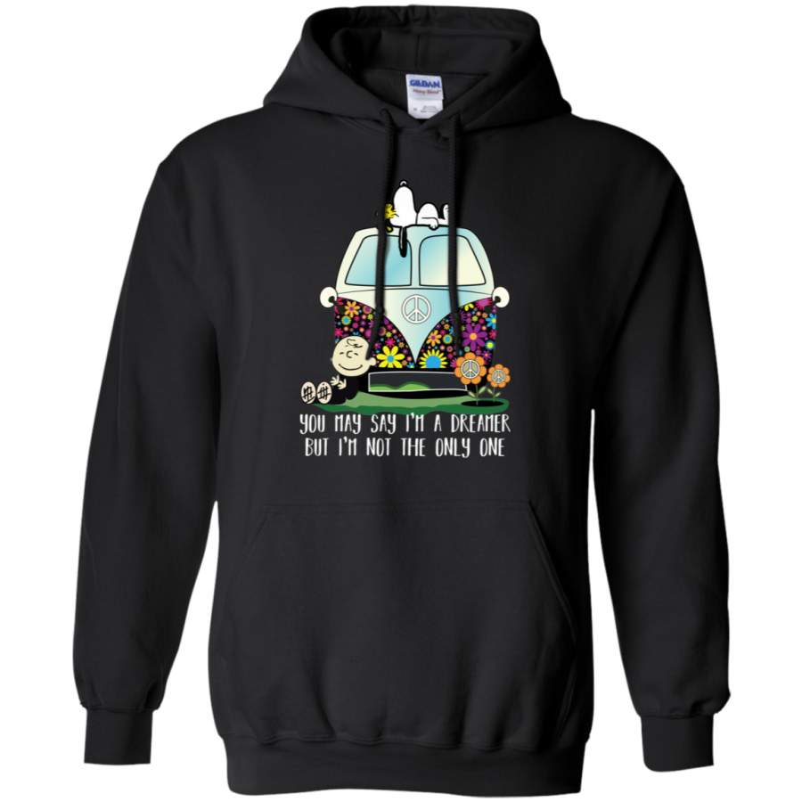 AGR Snoopy You may say I??m a Dreamer but I??m not the only one Hoodie