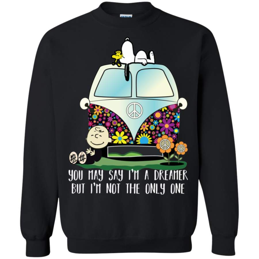 AGR Snoopy You may say I??m a Dreamer but I??m not the only one Sweatshirt