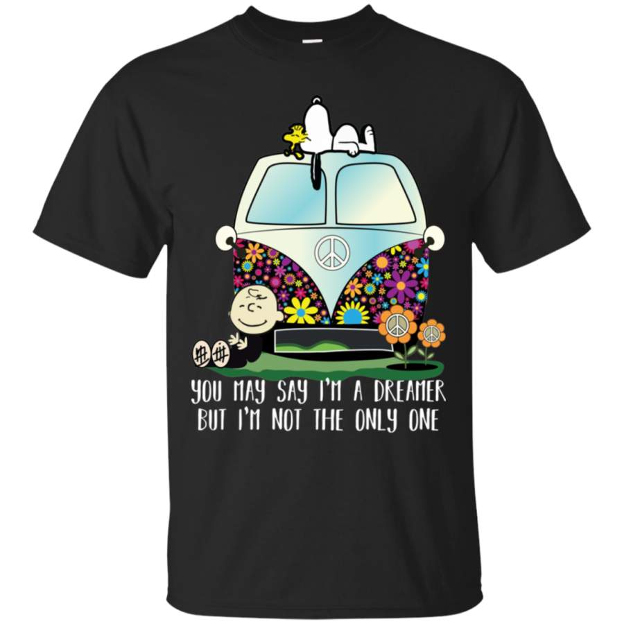 AGR Snoopy You may say I??m a Dreamer but I??m not the only one T-Shirt