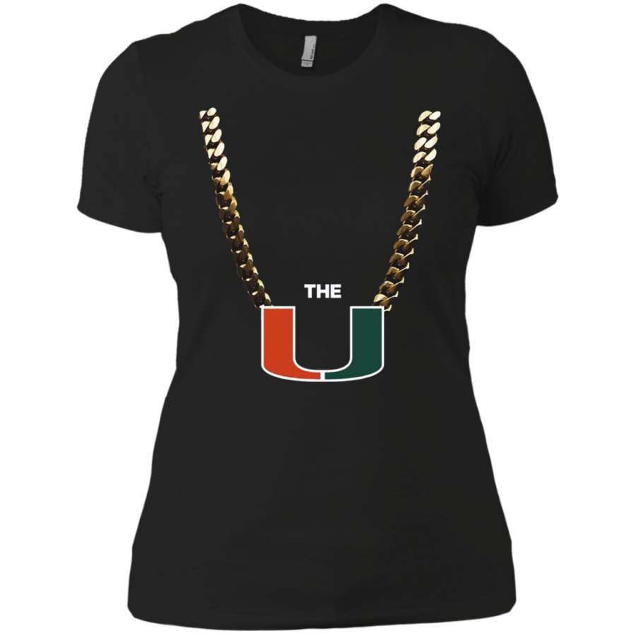 AGR MIAMI turnover chain t shirt Ladies’ Boyfriend shirt