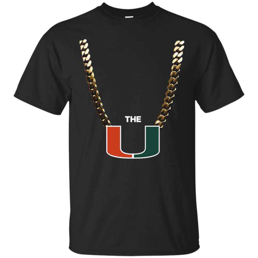 AGR MIAMI turnover chain t shirt Cotton t shirt