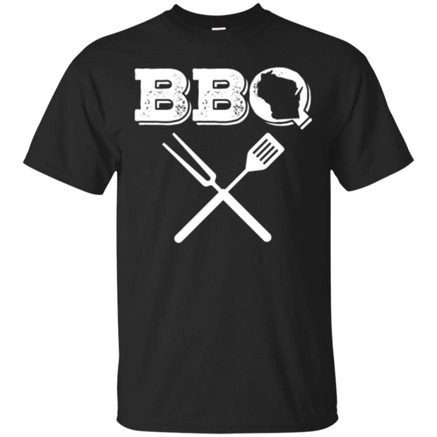 AGR Wisconsin BBQ T-Shirt Best Barbecue Ribs Meats Milwaukee WI