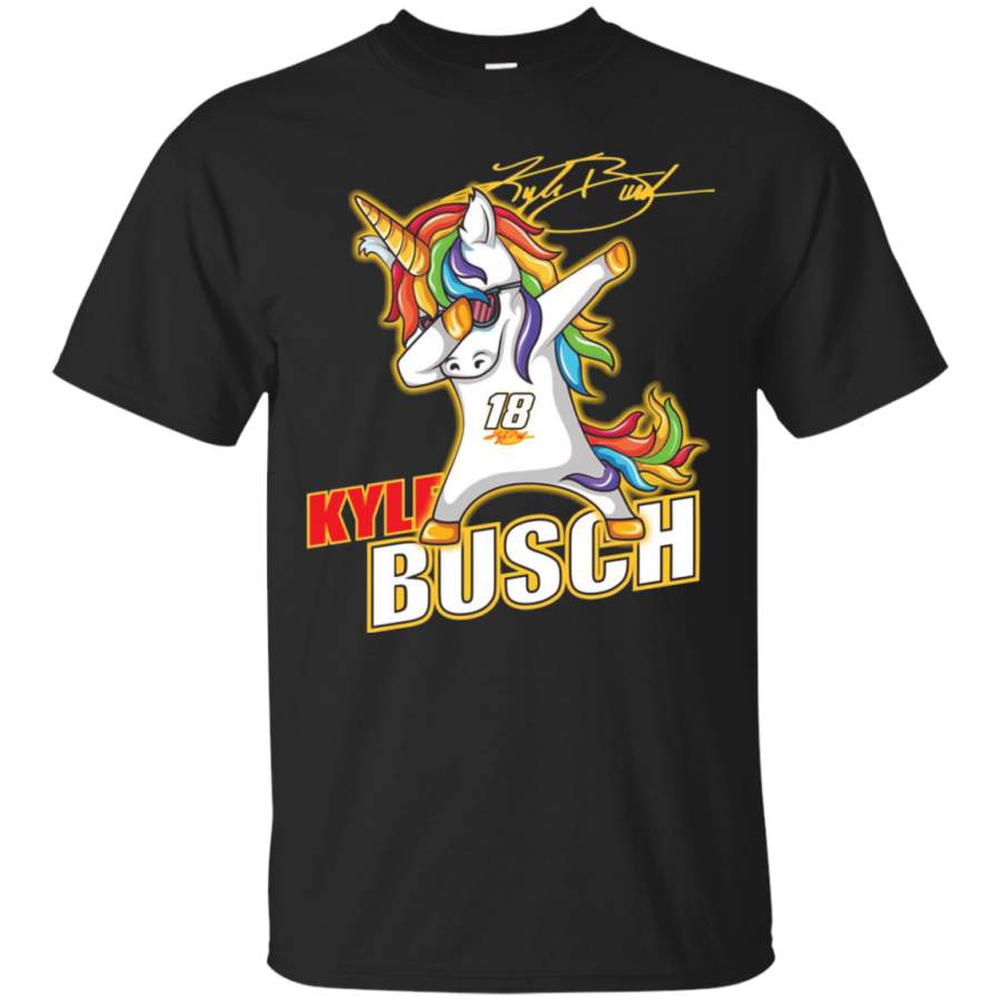 AGR Kyle Busch Unicorn Dabbing shirt Cotton t shirt