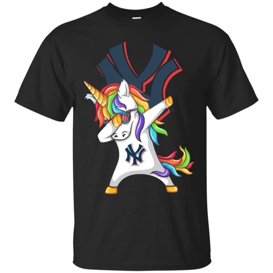 AGR Unicorn Dabbing New York Yankees T shirt