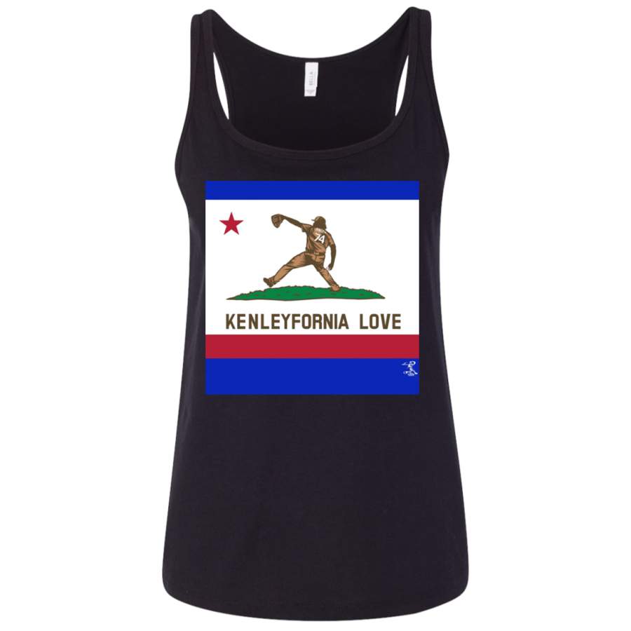 AGR Kenley Jansen Dogers Los Angeles Baseball Kenleyfornia Love shirt Ladies’ Relaxed Jersey Tank