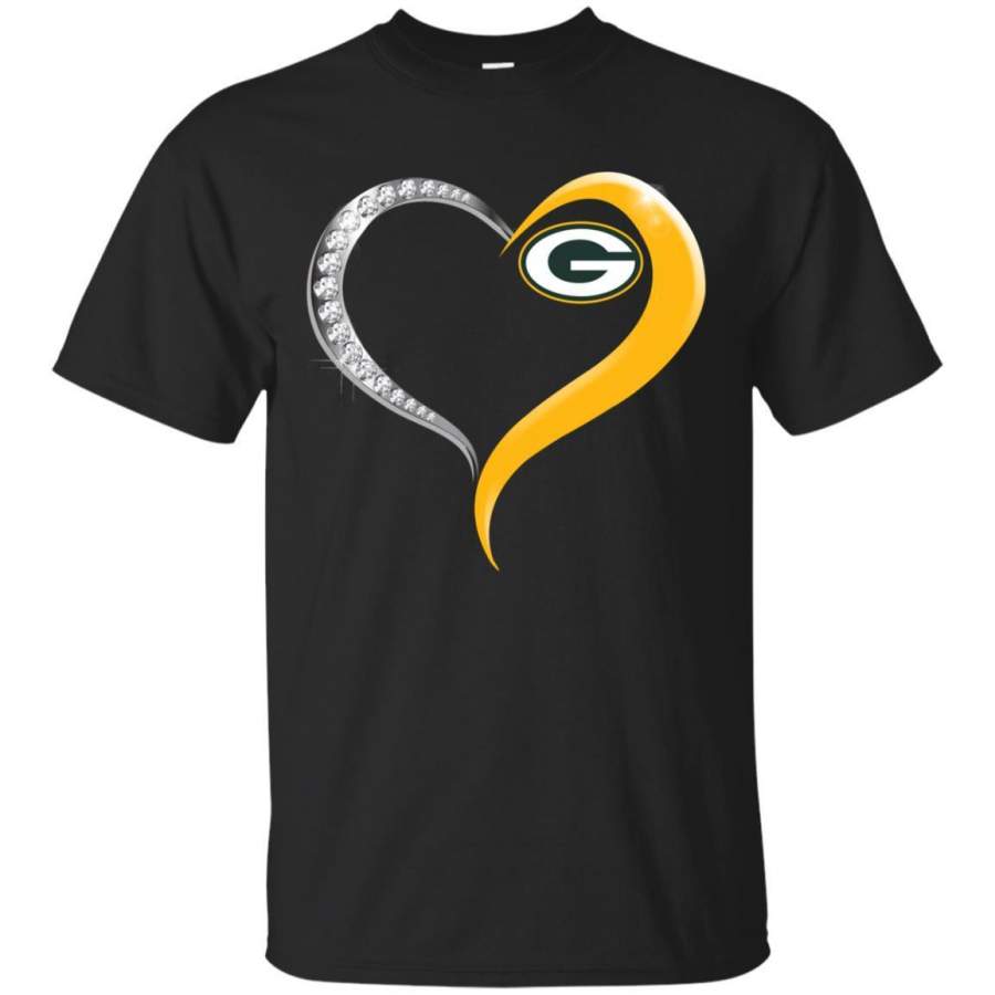 AGR Green Bay Packers in Diamond Heart Shirt