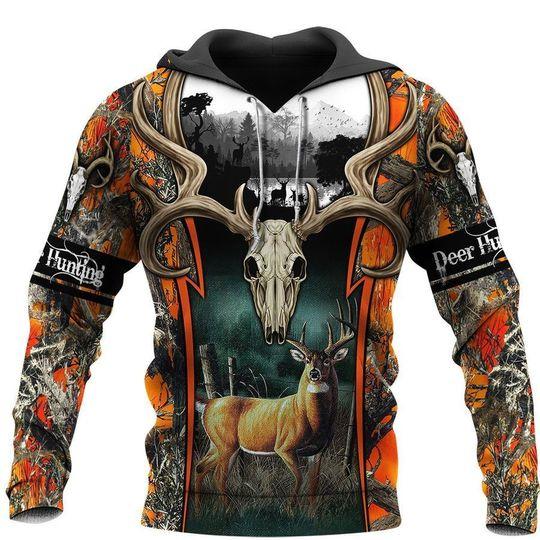 Skull Deer Hunting 3D All Over Print | For Men & Women | Adult | Ho2897