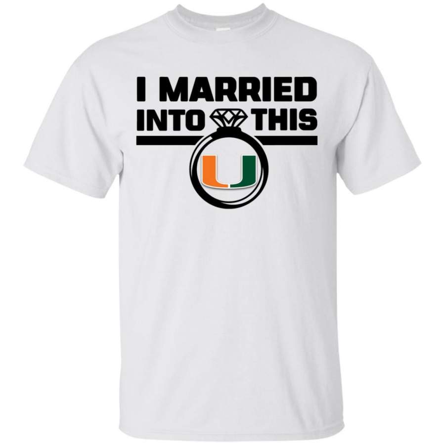 AGR I Married Into This Miami Hurricanes Shirt