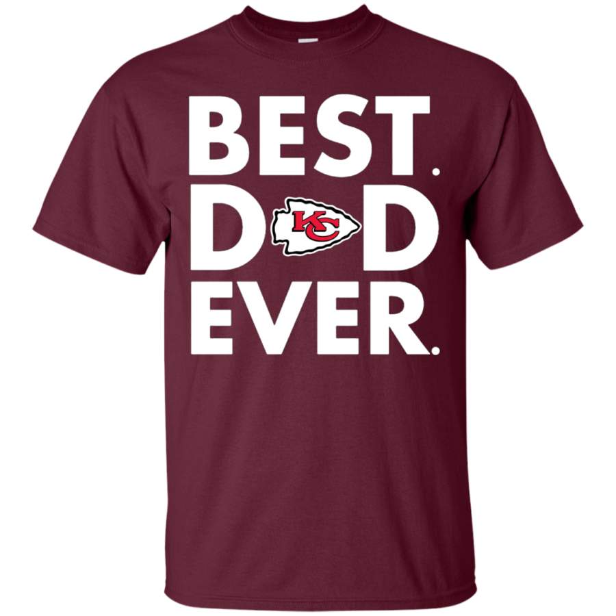 AGR Cover your body with amazing Father’s Day Kansas City Chiefs- Father’s Day Gift Best Dad Ever Shirt