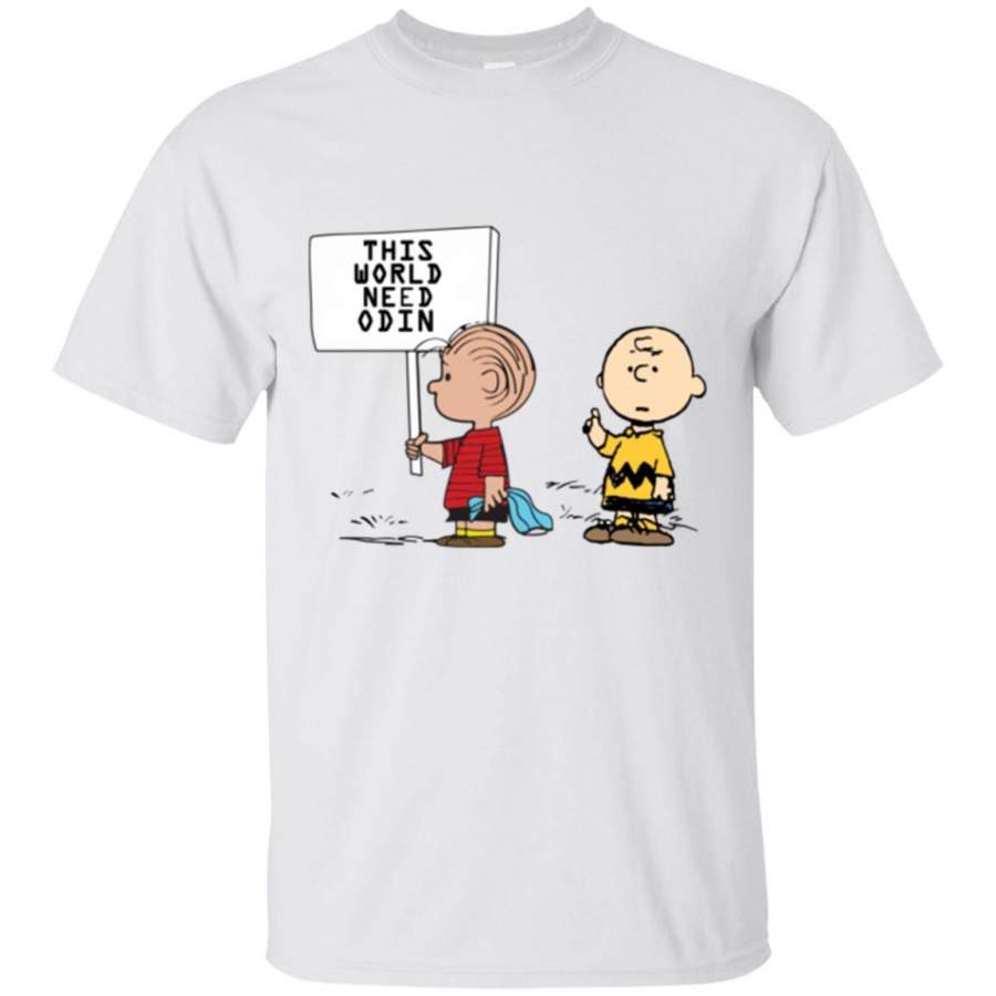 AGR This World Needs Odin Snoopy Viking Shirt